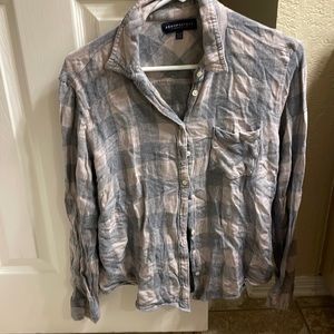 Gray Aeropostale flannel